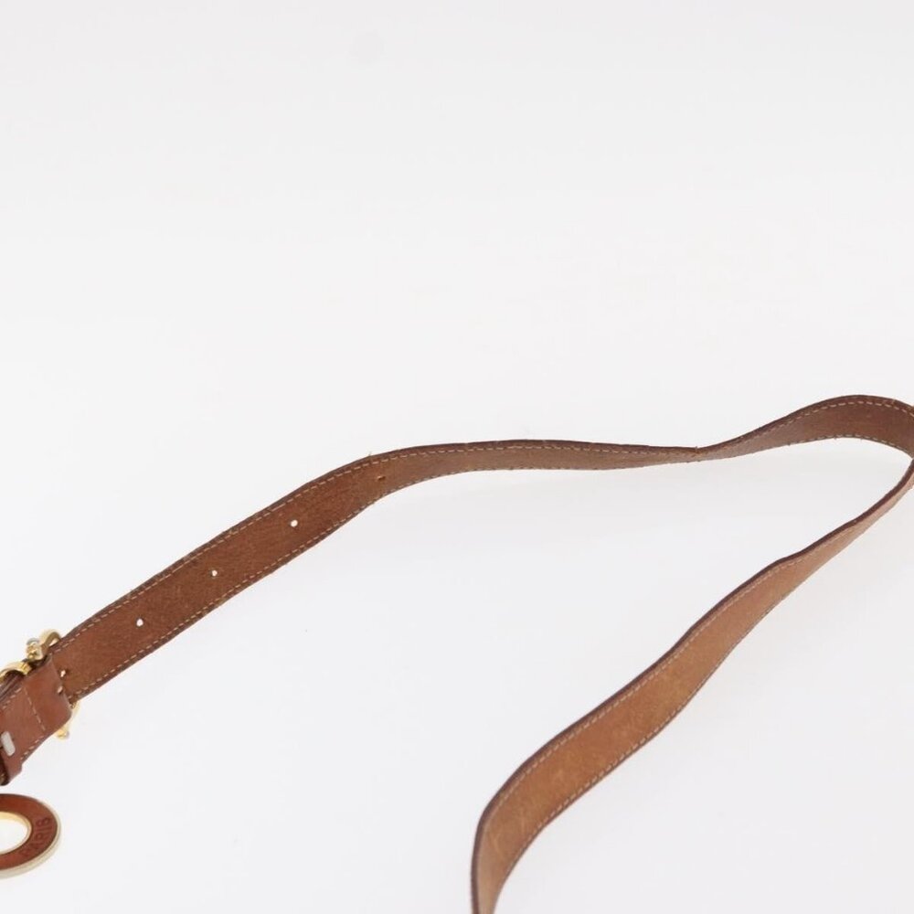 Authentic CELINE Macadam Canvas Shoulder Bag PVC Leather Brown Gold - Picture 15 of 16